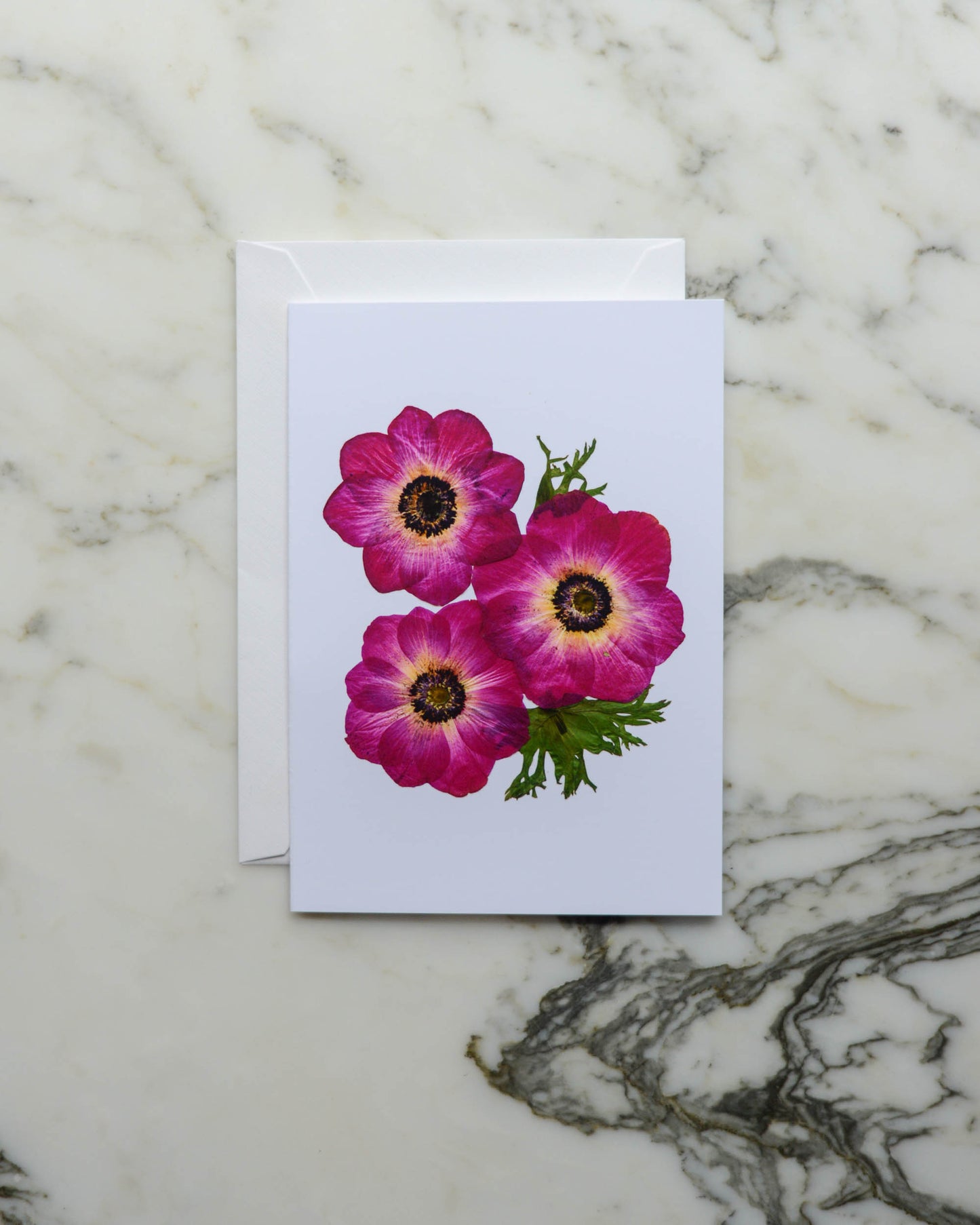 Pink Florals - Set of Blank Miniature Cards