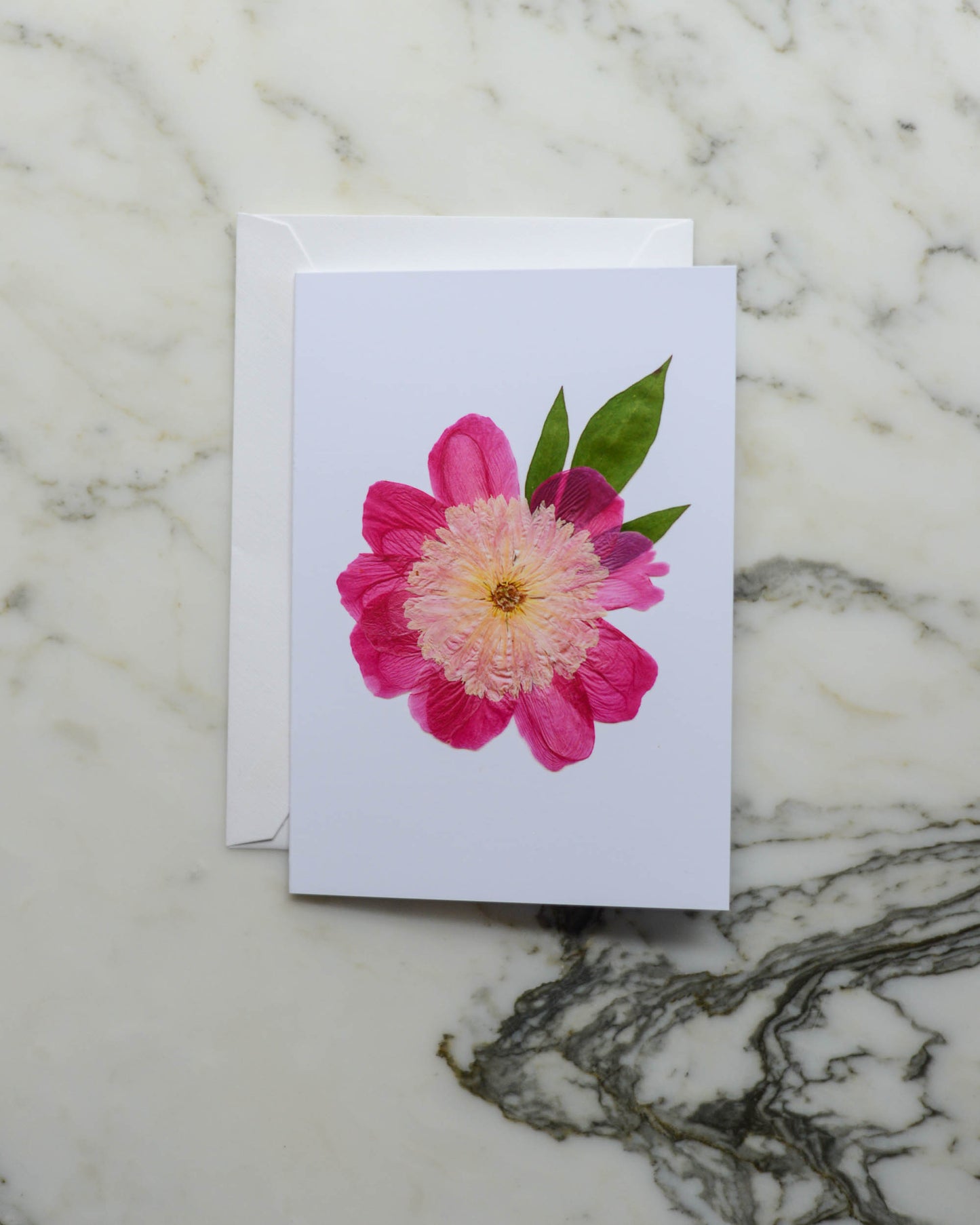 Pink Florals - Set of Blank Miniature Cards