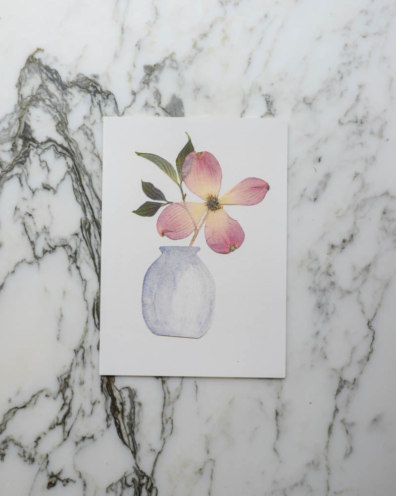 Pink Dogwood Vessel - Print Artwork