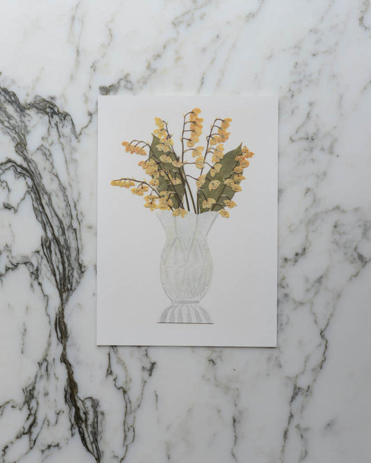 Lily of the Valley Vessel - Print Artwork