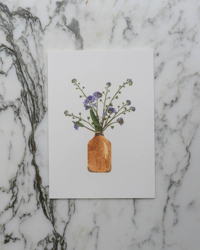 Forget Me Not Vessel - Print Artwork