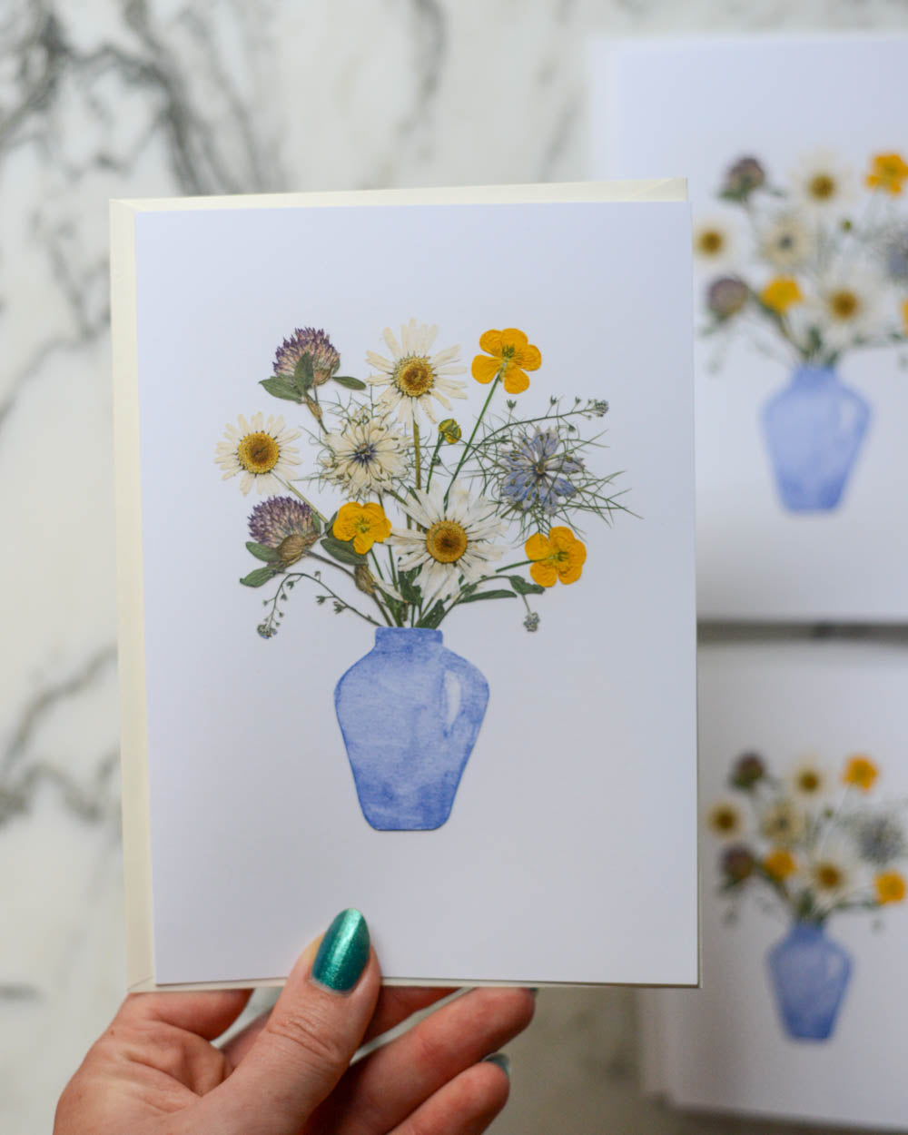 May, Individual Blank Greeting Card