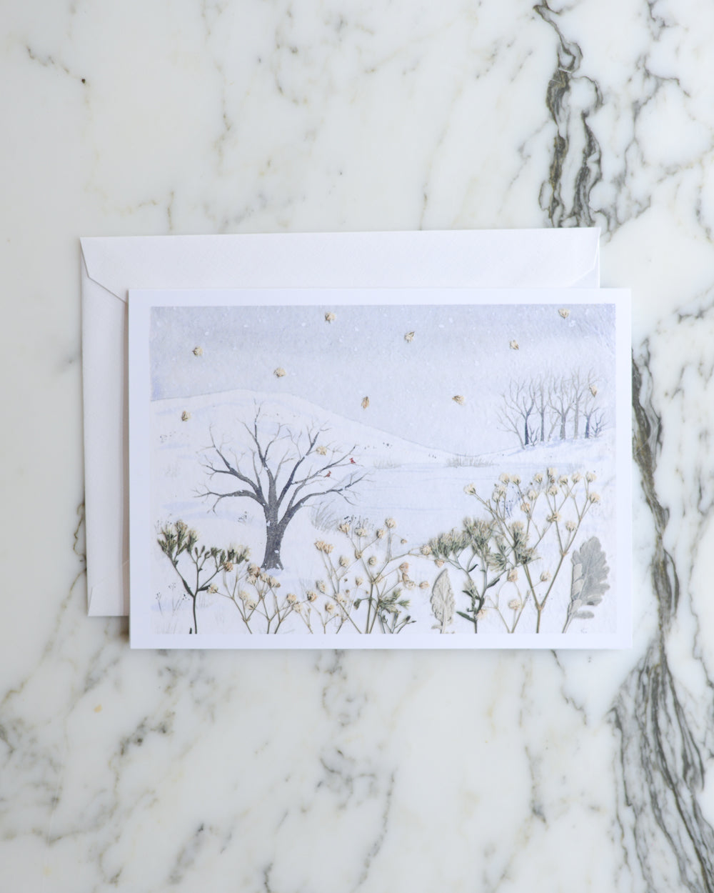 Snow Day, Set of Blank Holiday Greeting Cards