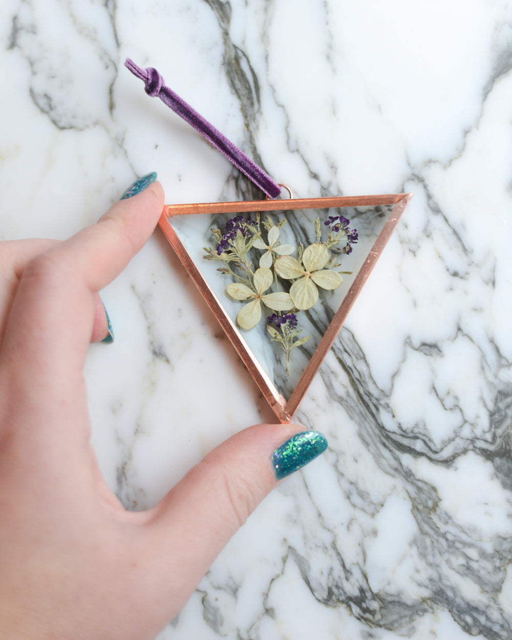 Ornament - Triangle Beveled Glass