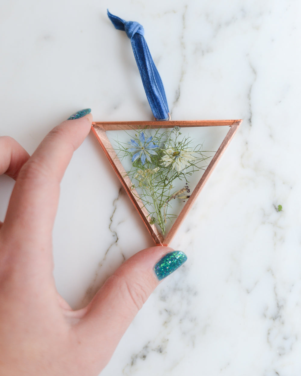 Ornament - Triangle Beveled Glass