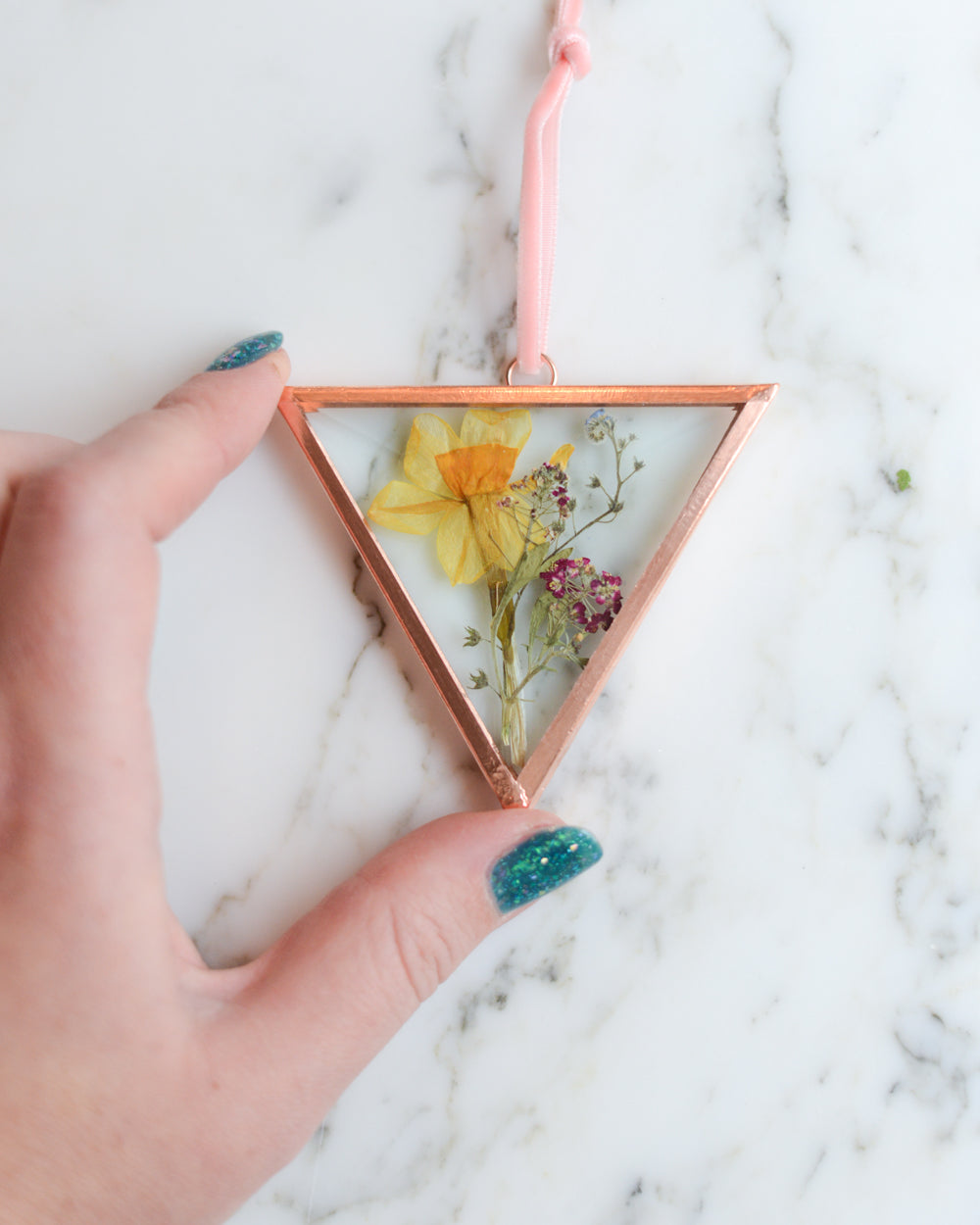 Ornament - Triangle Beveled Glass