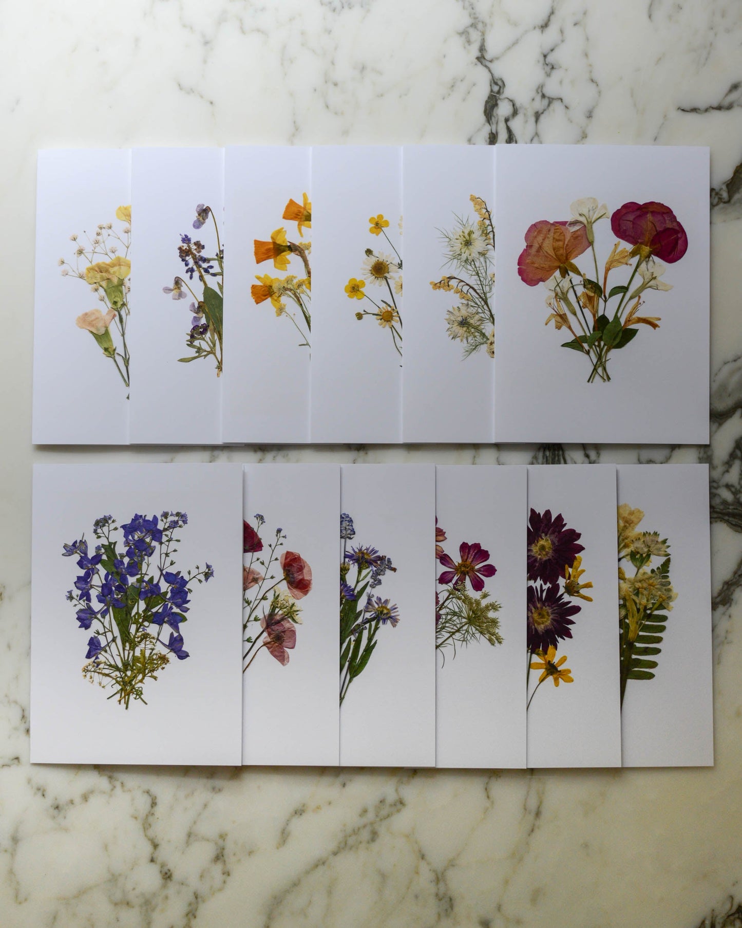 The Bouquet Collection - Set of Blank Greeting Cards