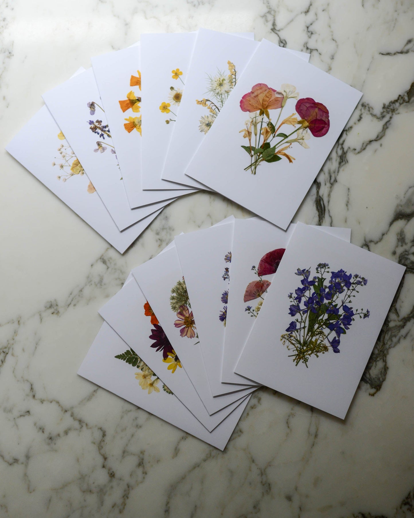 The Bouquet Collection - Set of Blank Greeting Cards