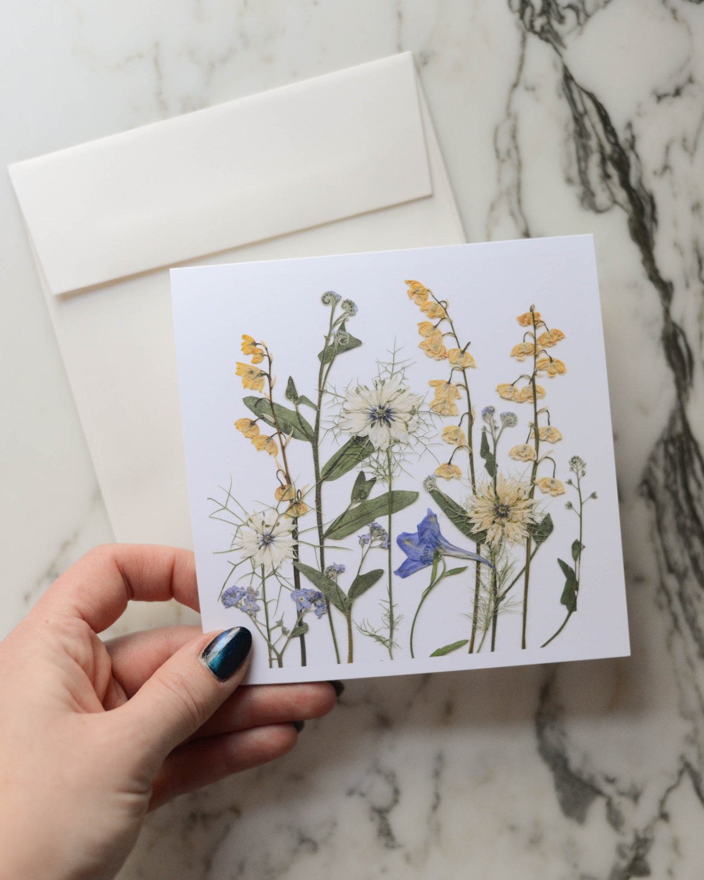 Wild Meadows - Blank Greeting Cards, set of 3+ with envelopes