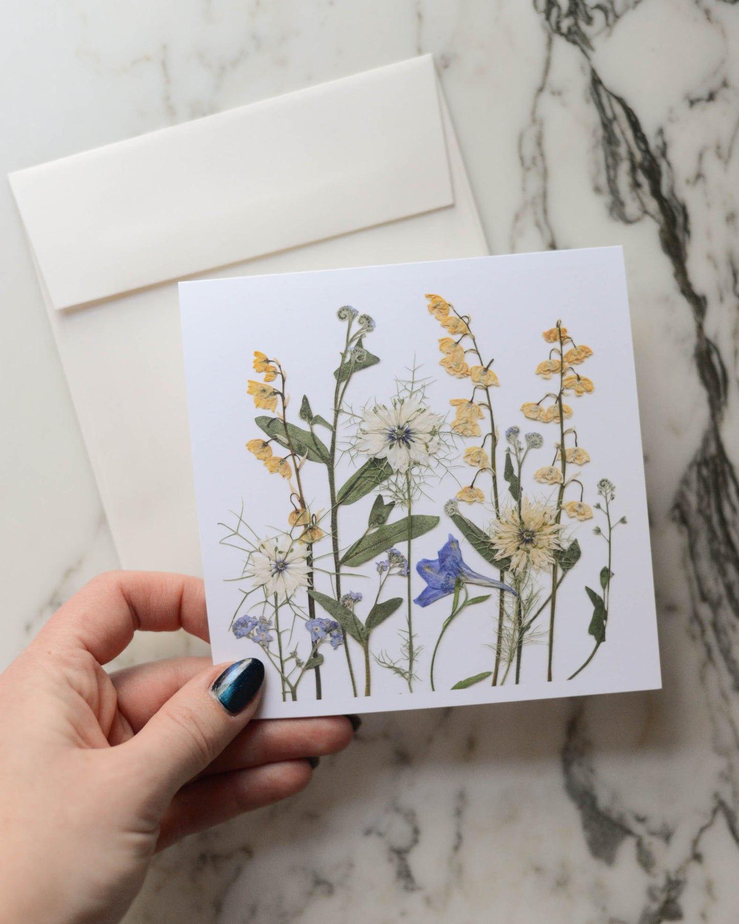 Wild Meadow, Individual Blank Greeting Card