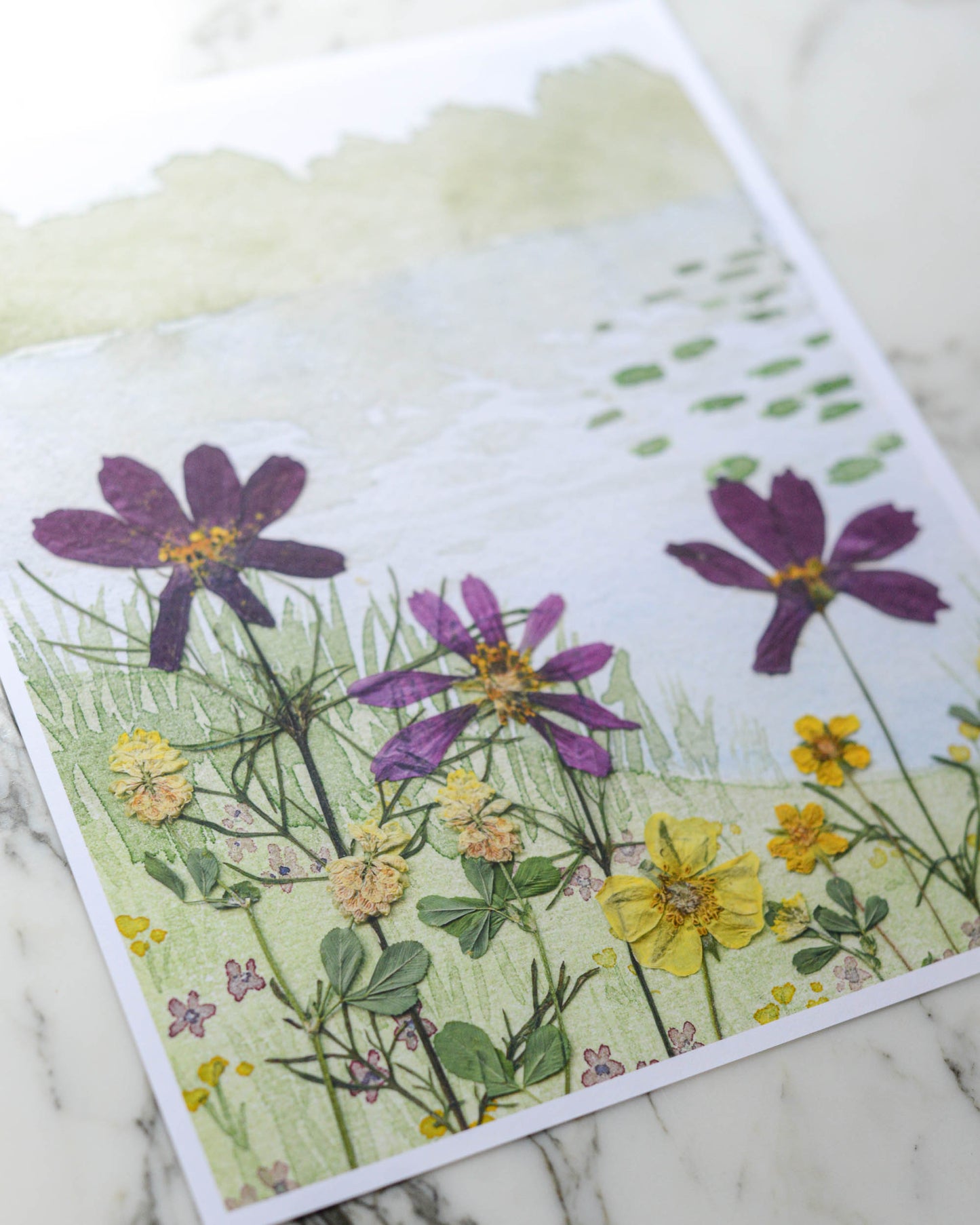 Pond Lilies - Watercolor Flowerscape Print artwork