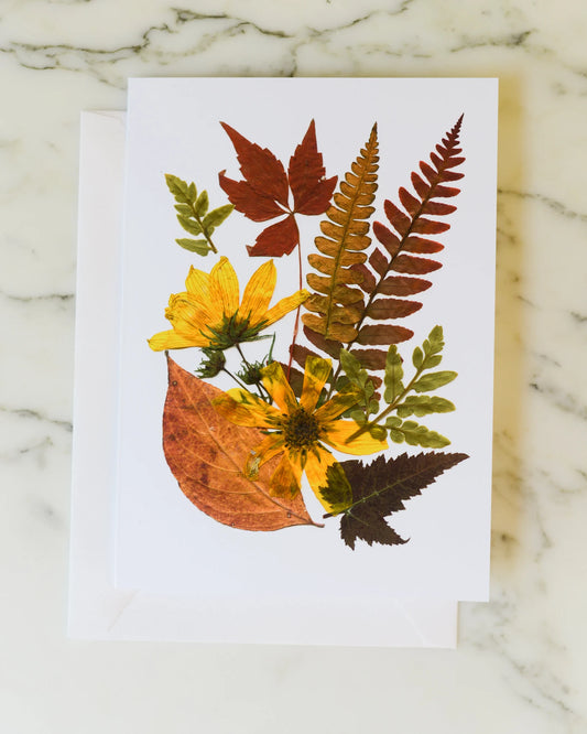 Four Seasons - Autumn, Individual Blank Greeting Card