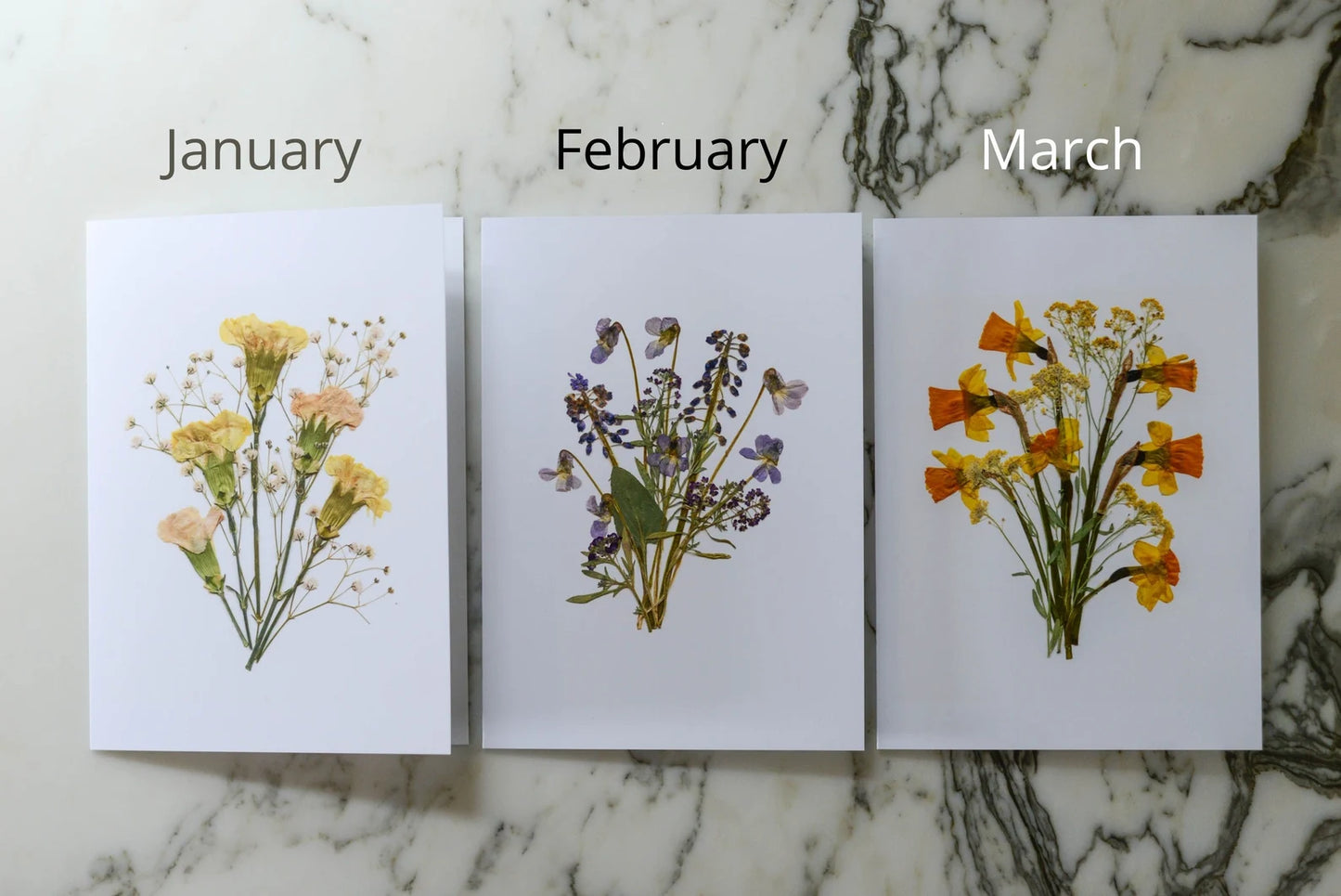 The Bouquet Collection - Individual Blank Greeting Cards