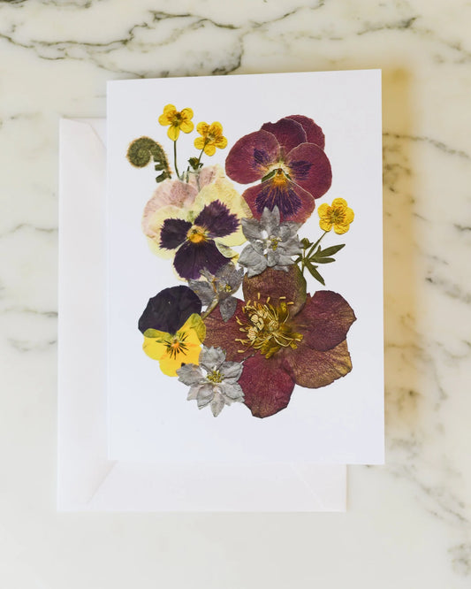 Four Seasons - Spring, Individual Blank Greeting Card