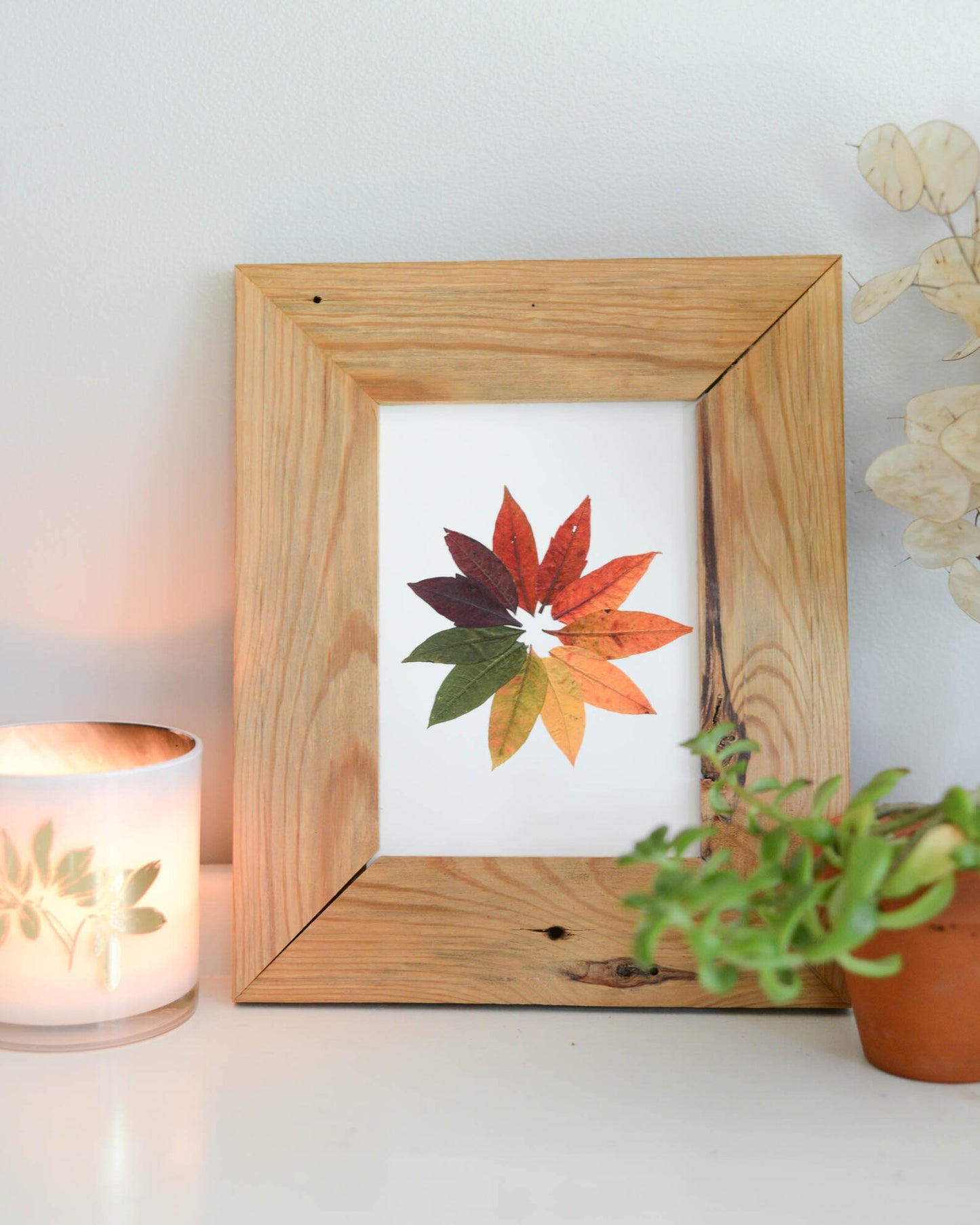 Autumn Leaves Collection - Art Print of Pressed Flowers
