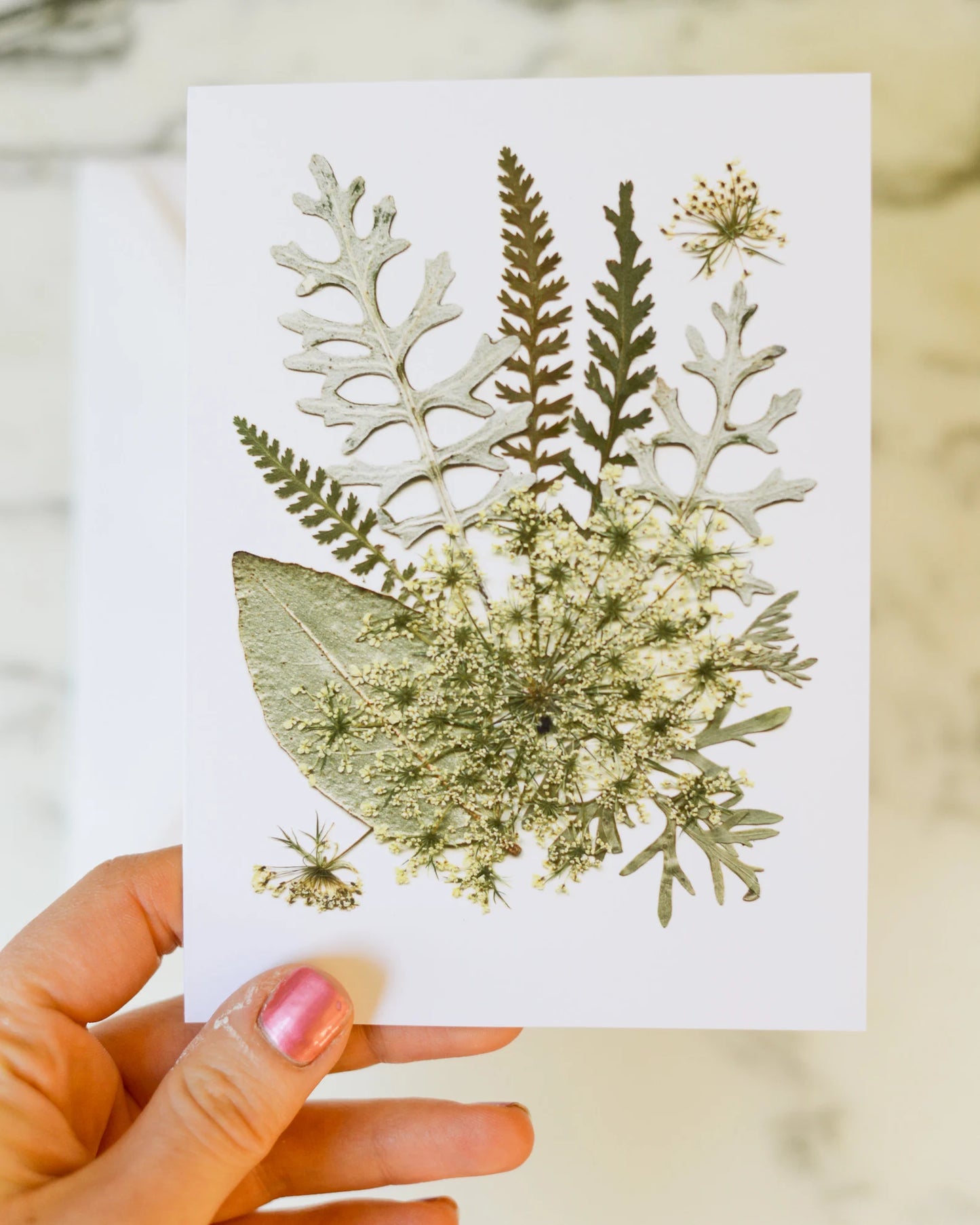 Four Seasons - Winter, Individual Blank Greeting Card