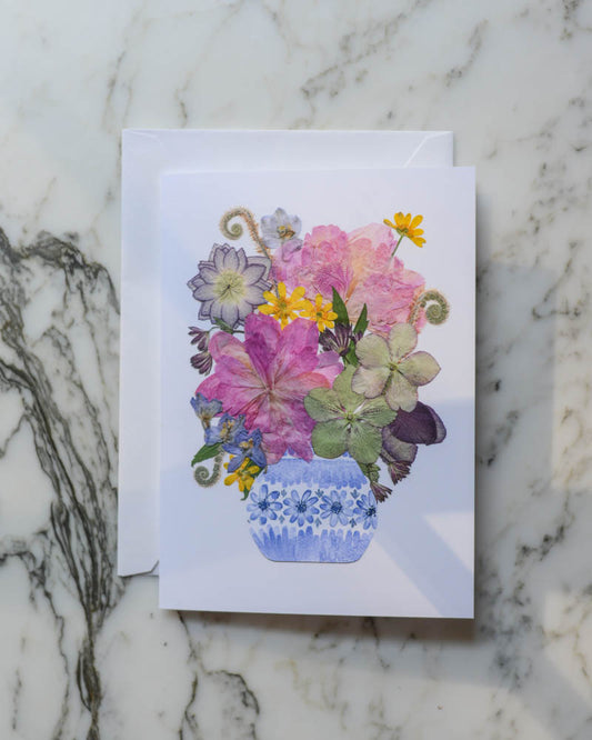 Mother's Day Bouquet, Individual Blank Greeting Card