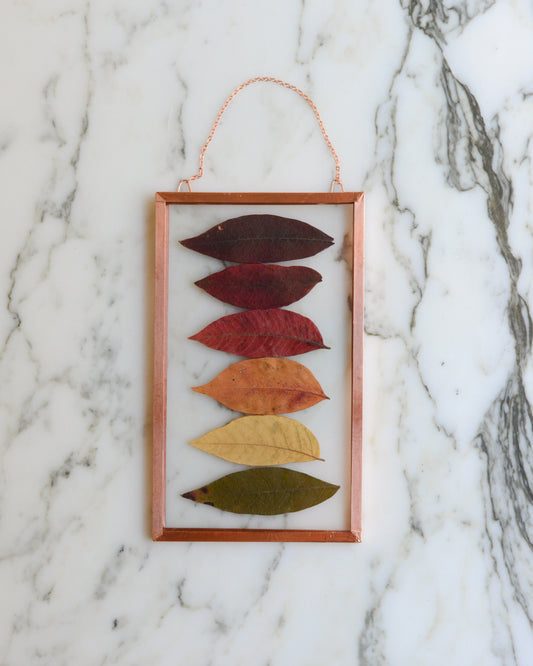 Sumac Ombre - Glass and Copper Wall Hanging