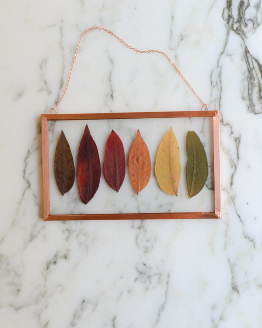 Sumac Ombre - Glass and Copper Wall Hanging