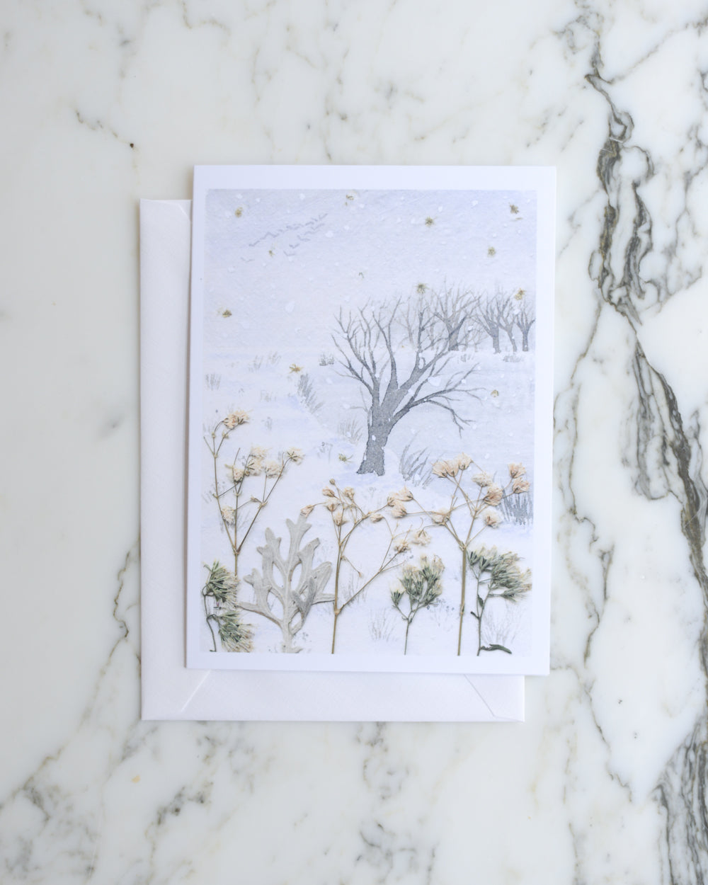 Snow Day, Set of Blank Holiday Greeting Cards