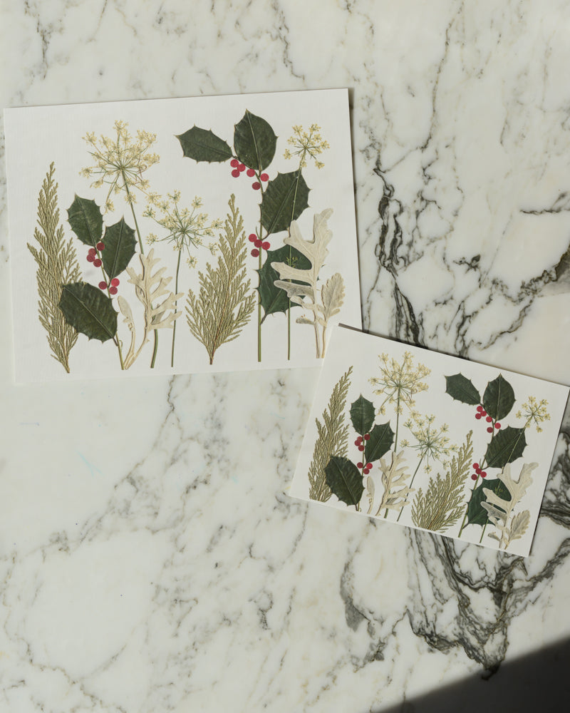 Birthday Meadows - Art Print of Pressed Flowers