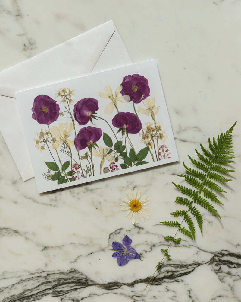 The Birthday Meadows Collection - Individual Blank Greeting Card