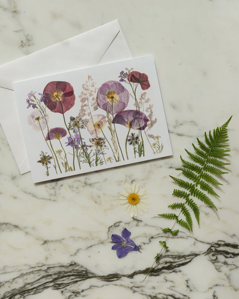 The Birthday Meadows Collection - Individual Blank Greeting Card