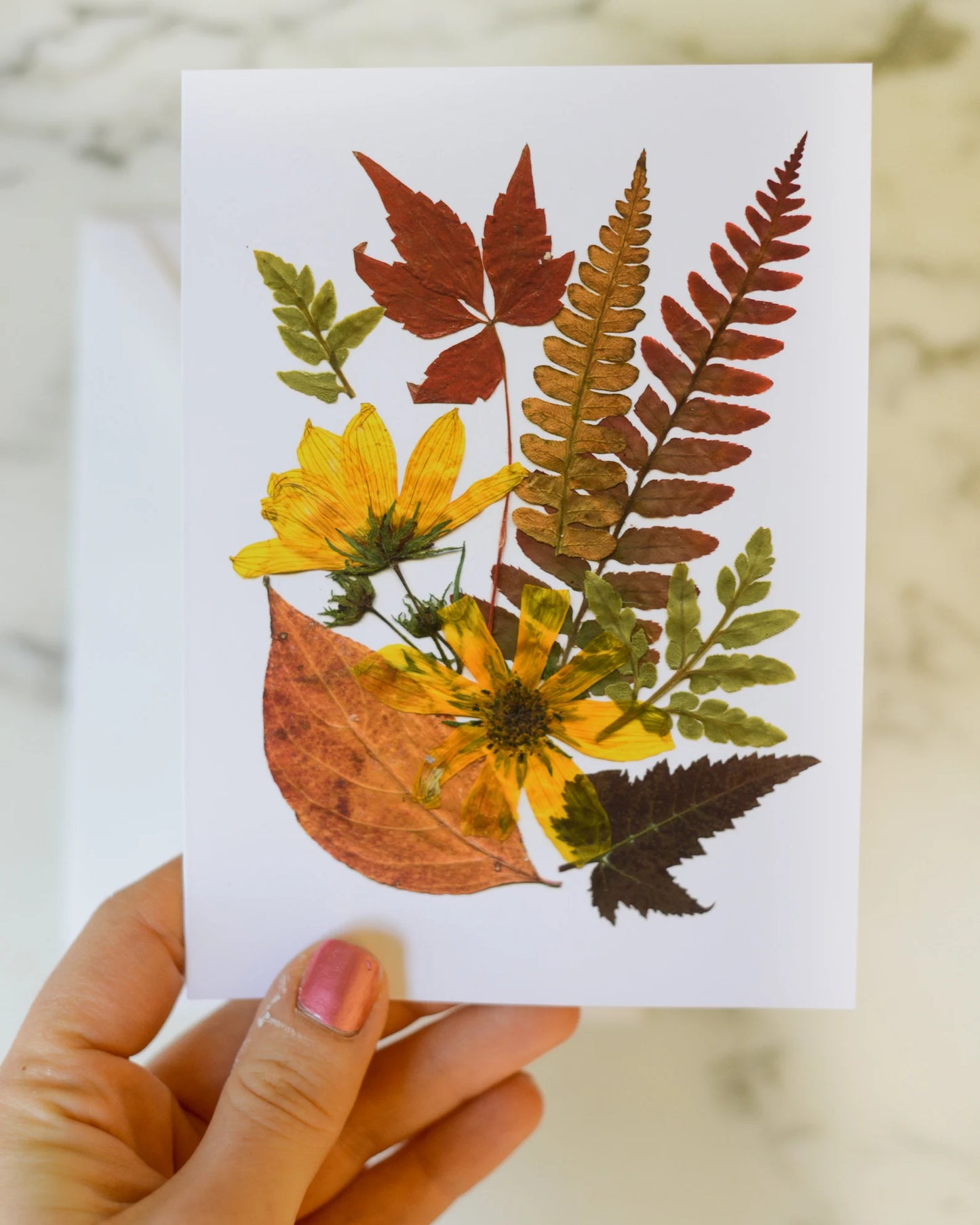 Four Seasons - Autumn, Individual Blank Greeting Card